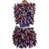 6-Ply Flame Resistant Metallic Festooning Garland – Black(Metallic Red White Blue)