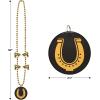 Beads w/Derby Day Medallion Party Accessory (1 count) (1/Card)