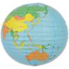 Beistle , 2 Piece Globe Paper Lanterns, 15.5″, Multicolored