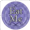 Beistle , 24 Piece Alice in Wonderland Plates, 7″, 7 Inch, Lavender/Pink/Black/White
