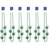 Beistle , 6 Piece Weed Beads, 40″ (Green)