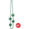 Beistle , 6 Piece Weed Beads, 40″ (Green)