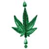 Beistle , 6 Piece Weed Beads, 40″ (Green)