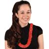Beistle 100 Piece 36″ Red Plastic Soft-Twist Poly Leis for Luau Beach Patriotic Party Favors, Made in USA Since 1900