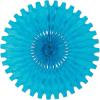 Beistle 12 Piece Fall Tissue Paper Fan Decorations For Thanksgiving And Autumn Celebrations(Turquoise)