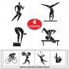 Beistle 12 Piece Fastpitch Softball Silhouette Cut Outs Sports Theme Birthday Party Decorations Supplies(Summer Sports Cutouts)