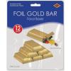 Beistle 12 Piece Shiny Gold Bar Paper Favor Treat Boxes For Pirate Theme Birthday Party Western And Casino Decorations