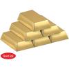 Beistle 12 Piece Shiny Gold Bar Paper Favor Treat Boxes For Pirate Theme Birthday Party Western And Casino Decorations