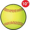 Beistle 12 Piece Softball Party Decorations Fastpitch Cutouts for Sports Theme Party Supplies
