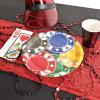 Beistle 16 Piece 9″ Poker Chips Casino Themed Tableware Paper Plates for Las Vegas Party Supplies