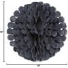 Beistle 1-Pack Tissue Flutter Ball, 14-Inch, Orange(Black)