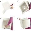 Beistle 2 Piece All-Purpose White Gift Card Boxes For Wedding Receptions, Anniversaries, Birthday Parties, And Graduations(All-Purpose Receiving-Box)