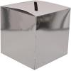 Beistle 2 Piece All-Purpose White Gift Card Boxes For Wedding Receptions, Anniversaries, Birthday Parties, And Graduations(Foil All-Purpose Card Box)
