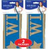Beistle 2 Piece Blue And Gold Winner Satin Sashes, Celebrate In Style At Parties, Contests, Sporting Events And Competitions