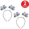 Beistle 2 Piece It’s My Birthday Headband Boppers Headwear For Party Celebration
