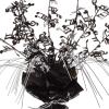 Beistle 2 Piece Musical Notes Table Centerpieces, Black Metallic Plastic Music Theme Party Supplies, Band and Orchestra Concert Decorations, 11″(Black & Silver)