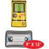 Beistle 2 Piece Novelty Inflatable VHS Tape & Handheld Game Throwback 1990’s Theme Party Decorations, 9″ x 15″, Black/Yellow/Red/Gray/Blue