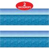 Beistle 2 Piece Ocean & Sky Wall Backdrops, Photography Backgrounds, Tropical Party Decorations, Celebrating With You Since 1900