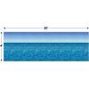 Beistle 2 Piece Ocean & Sky Wall Backdrops, Photography Backgrounds, Tropical Party Decorations, Celebrating With You Since 1900