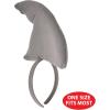 Beistle 2 Piece Plush Fabric Shark Fin Headbands Under The Sea Party Supplies, Gray, one size