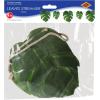 Beistle 2 Piece Polyester Fabric Tropical Hawaiian Luau Palm Leaves Banners Jungle Safari Party Supplies, 8″ x 9′, Green