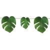 Beistle 2 Piece Polyester Fabric Tropical Hawaiian Luau Palm Leaves Banners Jungle Safari Party Supplies, 8″ x 9′, Green