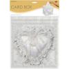 Beistle 2 Piece White Card Box Holders for Weddings, Baby Shower, Birthday and Graduation Celebrations(American)