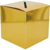 Beistle 2 Piece White Card Box Holders for Weddings, Baby Shower, Birthday and Graduation Celebrations(Foil All-Purpose Card Box – Gold)