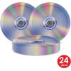 Beistle 24 Piece CD Paper Plates 1990’s Retro Tableware For Throwback 90’s Theme Party Supplies, Celebrating With You Since 1900