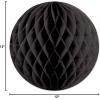 Beistle 24 Piece Honeycomb Tissue Paper Balls Hanging Birthday Party, Baby, Graduation Celebrations, Bridal Shower Decorations, 12″, Golden Yellow(Black)