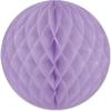 Beistle 24 Piece Honeycomb Tissue Paper Balls Hanging Birthday Party, Baby, Graduation Celebrations, Bridal Shower Decorations, 12″, Golden Yellow(Lavender)
