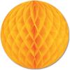 Beistle 24 Piece Red, White and Green Tissue Balls for Christmas, Mexican, Italian Decorations, 12″(Golden Yellow)
