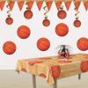 Beistle 24-Piece Paper Basketball Cut Outs, Sports Theme Wall Decorations for Birthday Party and Game Day Celebrations, Classroom Décor, 13.5″(Basketball Cutouts – 24 pack)