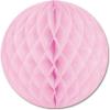 Beistle 24-Piece Tissue Balls in Pink, Decorative Ceiling/Wall Hanging for Birthday, Bridal/Baby Shower, Anniversary, Events, Parties, 12″