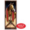 Beistle 2-Pack Horse Racing Door Covers, Hanging Decorations for Equestrian Events & Derby Day Parties, All-Weather Animal Birthday Decor, 6′ x 30″(Horse)
