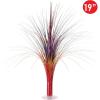 Beistle 2-Pack Metallic Spray Centerpiece, Rainbow Multicolor Decoration for Birthday Parties & Occasions, Table Decor for Special Events, 19”