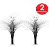 Beistle 2-Pack Metallic Spray Centerpiece, Sleek Black Decoration for New Years, Awards Night, & Birthday Parties, Table Decor for Special Events, 19”