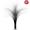 Beistle 2-Pack Metallic Spray Centerpiece, Sleek Black Decoration for New Years, Awards Night, & Birthday Parties, Table Decor for Special Events, 19”