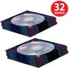 Beistle 32 Piece Paper Disco Ball Napkins, Retro 1970’s Theme Tableware, 70’s Party Supplies