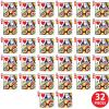 Beistle 32 Piece Queen Of Hearts Casino Themed Tableware Paper Napkins for Las Vegas Party Supplies