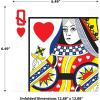 Beistle 32 Piece Queen Of Hearts Casino Themed Tableware Paper Napkins for Las Vegas Party Supplies