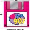 Beistle 32-Count 90s Floppy Disk Luncheon Napkins, 1990s Theme Party Supplies, Throwback Retro Computer Themed Party Accessories