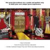 Beistle 38 Piece Carpet Prom Decorations Hollywood Theme School Dance Décor, ASSTD SIZES, Black/Red/Gold