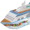 Beistle 3-D Cruise Ship Table Centerpiece, 13.25″ x 4.5″ – Around The World, Bon Voyage Party Supplies, Nautical Table Decor(1)