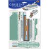 Beistle 3-D Cruise Ship Table Centerpiece, 13.25″ x 4.5″ – Around The World, Bon Voyage Party Supplies, Nautical Table Decor(1)