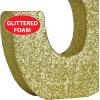 Beistle 3-D Number 60 Centerpiece, 8″ x 8″ x 1″- Gold Glittered Foam 60th Birthday Party Decoration, Milestone & Anniversary(Number 3)