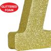 Beistle 3-D Number 60 Centerpiece, 8″ x 8″ x 1″- Gold Glittered Foam 60th Birthday Party Decoration, Milestone & Anniversary(Number 7)