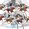 Beistle 3-Piece Jockey Horse Racing Centerpieces, Racehorse Party Supplies, Equine Race Day Decorations, Equestrian Event Table Accessories, 7.5″