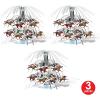 Beistle 3-Piece Jockey Horse Racing Centerpieces, Racehorse Party Supplies, Equine Race Day Decorations, Equestrian Event Table Accessories, 7.5″