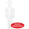 Beistle 4 FT 6 in Inflatable Body for Murder Mystery Crime Scene Party Halloween Decorations, 54″, White(2)